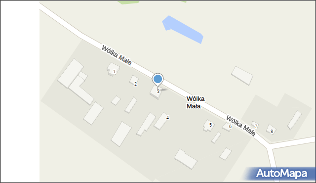 Wólka Mała, Wólka Mała, 3, mapa Wólka Mała