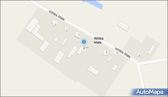 Wólka Mała, Wólka Mała, 4, mapa Wólka Mała