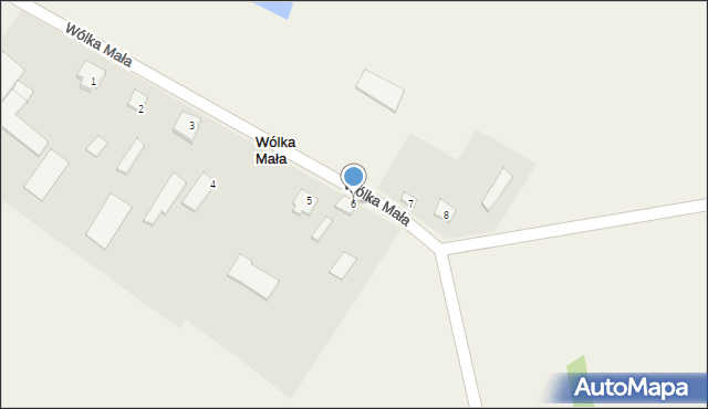 Wólka Mała, Wólka Mała, 6, mapa Wólka Mała