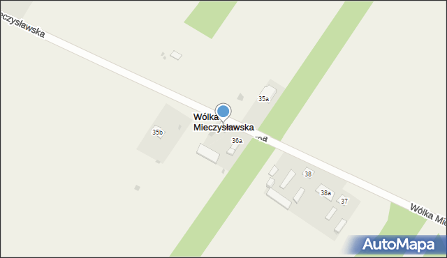 Wólka Mieczysławska, Wólka Mieczysławska, 36, mapa Wólka Mieczysławska