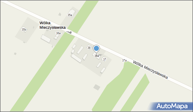 Wólka Mieczysławska, Wólka Mieczysławska, 38a, mapa Wólka Mieczysławska