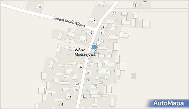 Wólka Modrzejowa, Wólka Modrzejowa, 6, mapa Wólka Modrzejowa