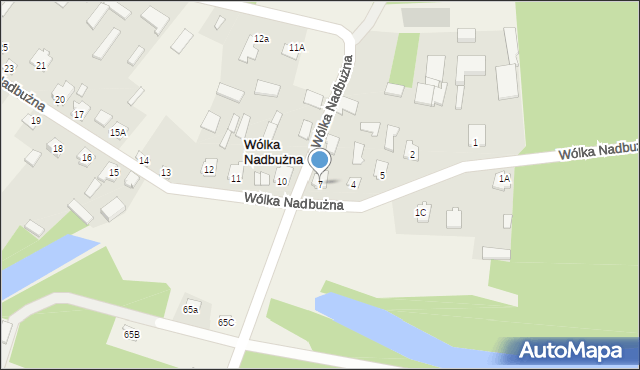 Wólka Nadbużna, Wólka Nadbużna, 7, mapa Wólka Nadbużna