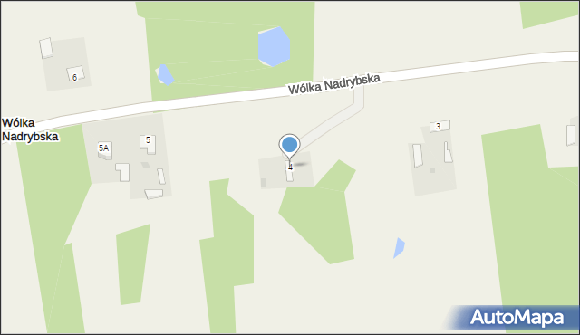 Wólka Nadrybska, Wólka Nadrybska, 4, mapa Wólka Nadrybska