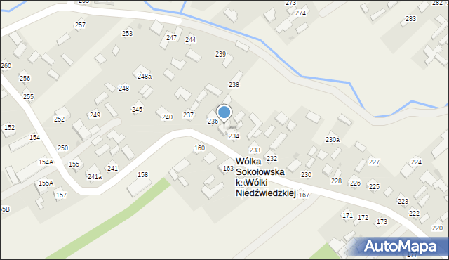 Wólka Niedźwiedzka, Wólka Niedźwiedzka, 235, mapa Wólka Niedźwiedzka