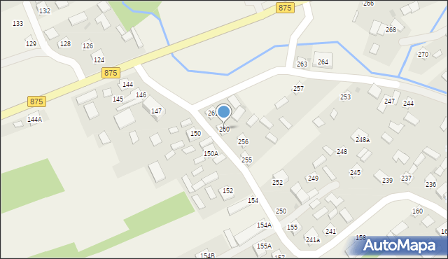 Wólka Niedźwiedzka, Wólka Niedźwiedzka, 260, mapa Wólka Niedźwiedzka