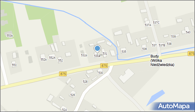 Wólka Niedźwiedzka, Wólka Niedźwiedzka, 531a, mapa Wólka Niedźwiedzka