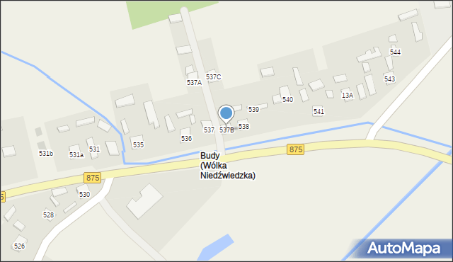 Wólka Niedźwiedzka, Wólka Niedźwiedzka, 537B, mapa Wólka Niedźwiedzka