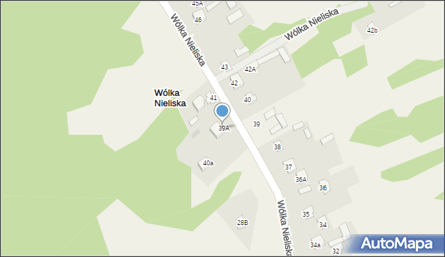 Wólka Nieliska, Wólka Nieliska, 39A, mapa Wólka Nieliska