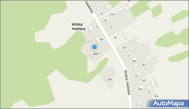 Wólka Nieliska, Wólka Nieliska, 40a, mapa Wólka Nieliska