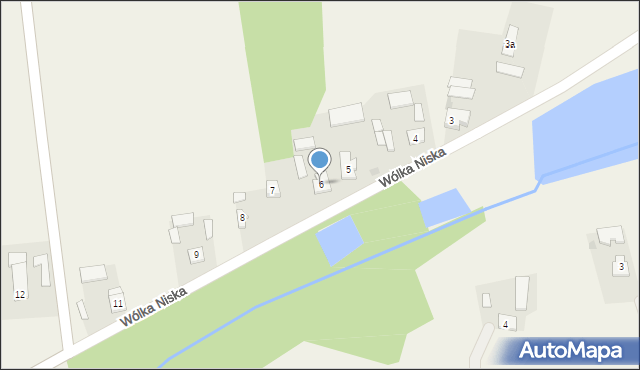 Wólka Niska, Wólka Niska, 6, mapa Wólka Niska