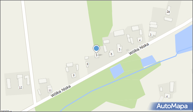 Wólka Niska, Wólka Niska, 7, mapa Wólka Niska