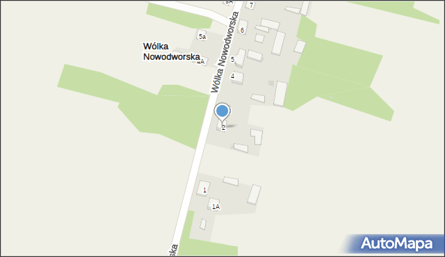 Wólka Nowodworska, Wólka Nowodworska, 2, mapa Wólka Nowodworska