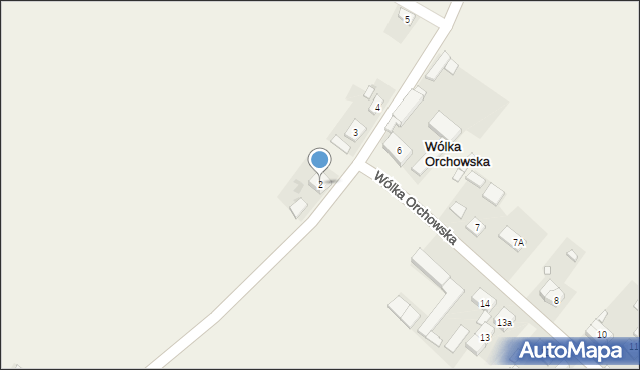 Wólka Orchowska, Wólka Orchowska, 2, mapa Wólka Orchowska