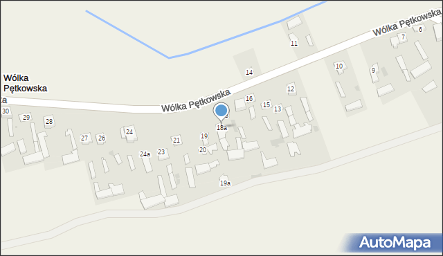 Wólka Pętkowska, Wólka Pętkowska, 18a, mapa Wólka Pętkowska