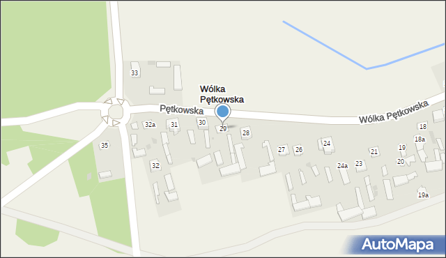 Wólka Pętkowska, Wólka Pętkowska, 29, mapa Wólka Pętkowska