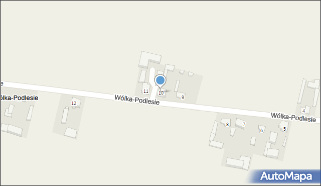 Wólka-Podlesie, Wólka-Podlesie, 10, mapa Wólka-Podlesie