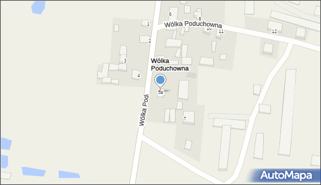 Wólka Poduchowna, Wólka Poduchowna, 5a, mapa Wólka Poduchowna