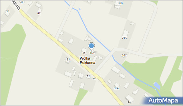 Wólka Pokłonna, Wólka Pokłonna, 37A, mapa Wólka Pokłonna