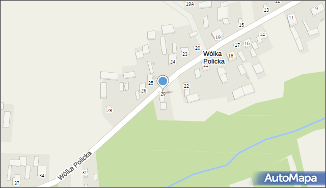 Wólka Policka, Wólka Policka, 29, mapa Wólka Policka