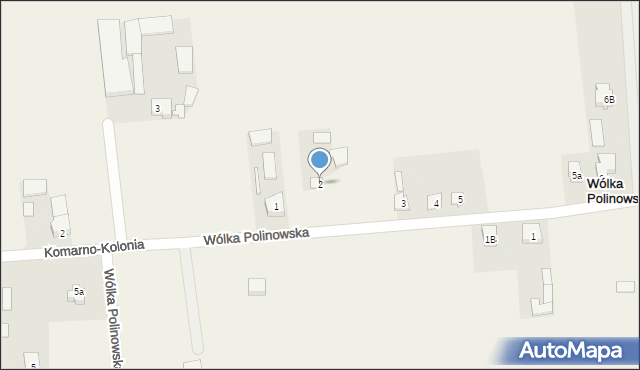 Wólka Polinowska, Wólka Polinowska, 2, mapa Wólka Polinowska