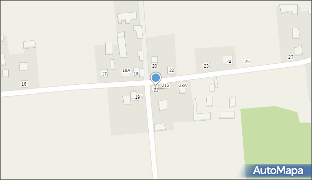 Wólka Polinowska, Wólka Polinowska, 21, mapa Wólka Polinowska