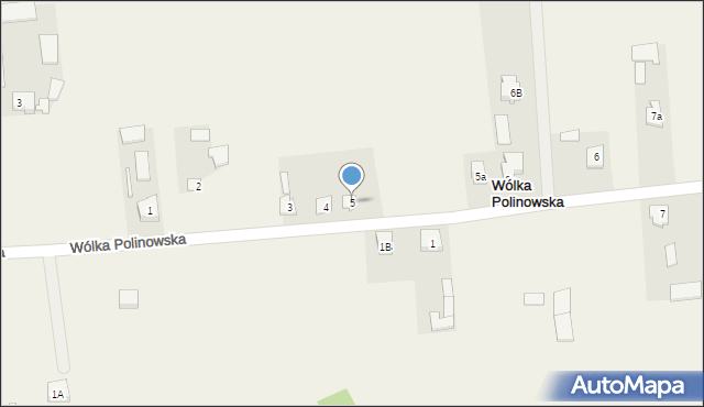 Wólka Polinowska, Wólka Polinowska, 5, mapa Wólka Polinowska