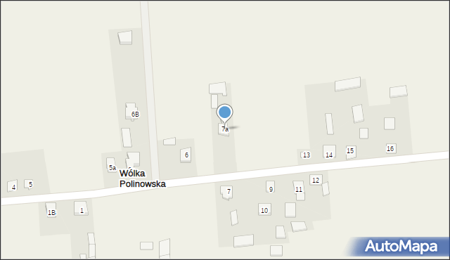 Wólka Polinowska, Wólka Polinowska, 7a, mapa Wólka Polinowska