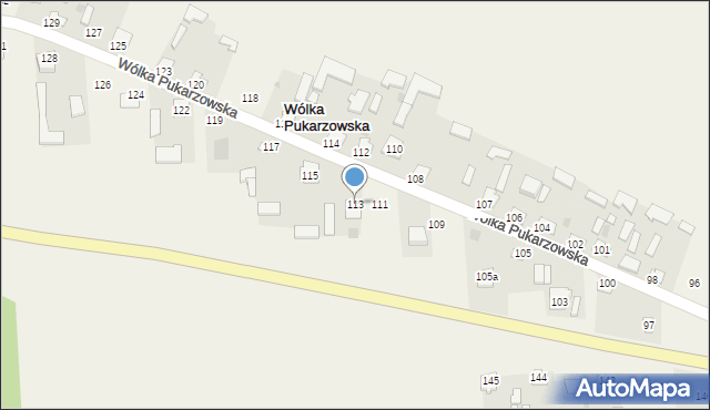 Wólka Pukarzowska, Wólka Pukarzowska, 113, mapa Wólka Pukarzowska