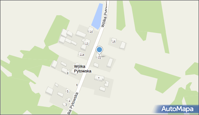 Wólka Pytowska, Wólka Pytowska, 11, mapa Wólka Pytowska