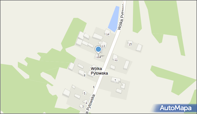 Wólka Pytowska, Wólka Pytowska, 11a, mapa Wólka Pytowska