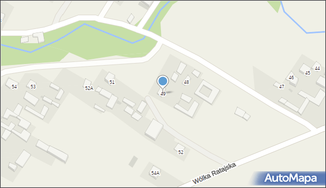 Wólka Ratajska, Wólka Ratajska, 49, mapa Wólka Ratajska