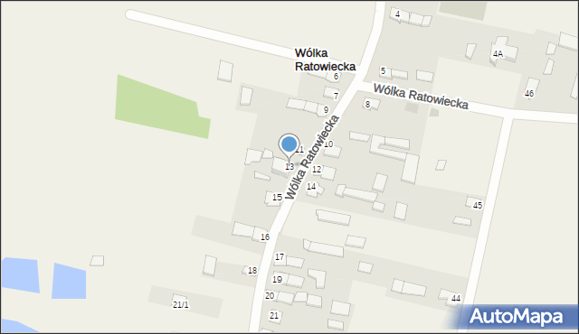 Wólka Ratowiecka, Wólka Ratowiecka, 13, mapa Wólka Ratowiecka