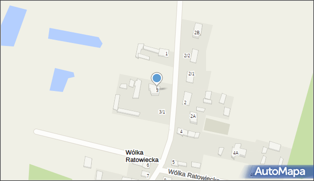 Wólka Ratowiecka, Wólka Ratowiecka, 3, mapa Wólka Ratowiecka