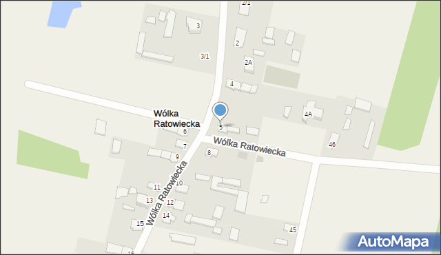 Wólka Ratowiecka, Wólka Ratowiecka, 5, mapa Wólka Ratowiecka