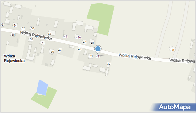 Wólka Rejowiecka, Wólka Rejowiecka, 41, mapa Wólka Rejowiecka