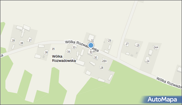 Wólka Rozwadowska, Wólka Rozwadowska, 31, mapa Wólka Rozwadowska