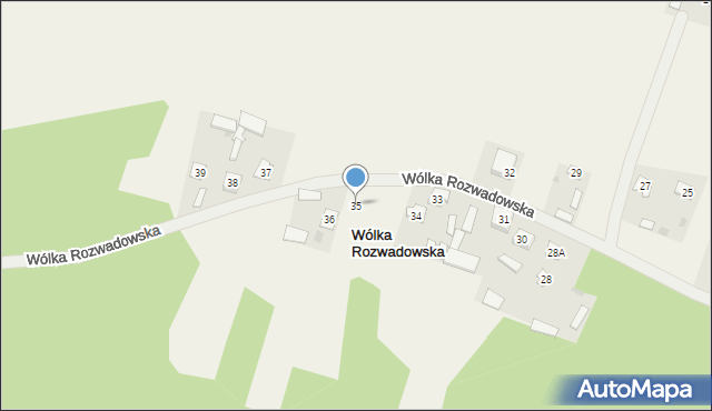 Wólka Rozwadowska, Wólka Rozwadowska, 35, mapa Wólka Rozwadowska