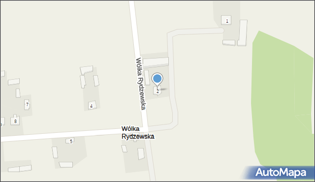 Wólka Rydzewska, Wólka Rydzewska, 2, mapa Wólka Rydzewska