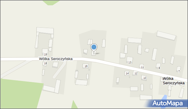 Wólka Seroczyńska, Wólka Seroczyńska, 15, mapa Wólka Seroczyńska
