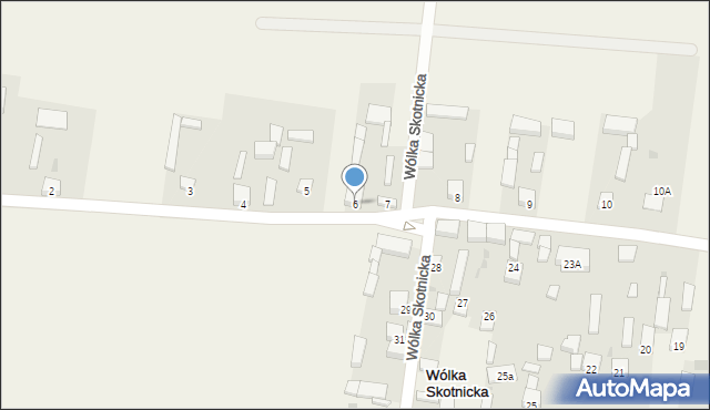 Wólka Skotnicka, Wólka Skotnicka, 6, mapa Wólka Skotnicka
