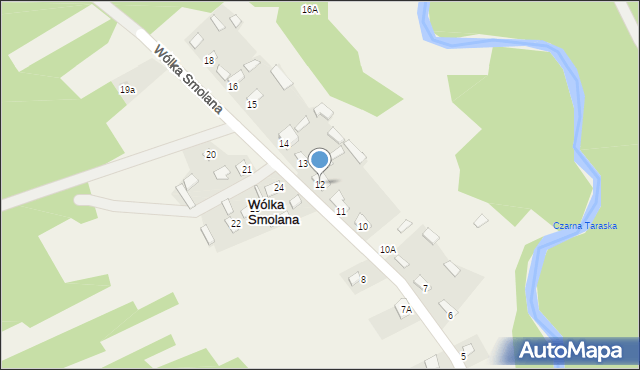 Wólka Smolana, Wólka Smolana, 12, mapa Wólka Smolana