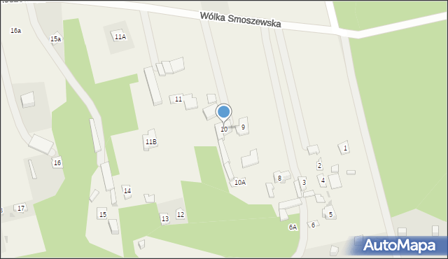 Wólka Smoszewska, Wólka Smoszewska, 10, mapa Wólka Smoszewska