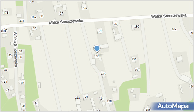 Wólka Smoszewska, Wólka Smoszewska, 22, mapa Wólka Smoszewska