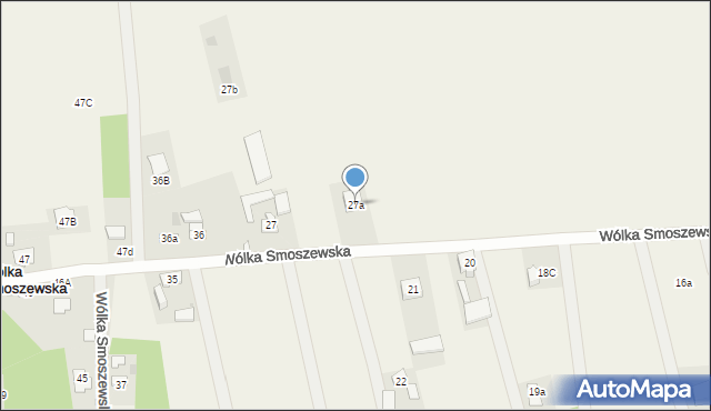 Wólka Smoszewska, Wólka Smoszewska, 27a, mapa Wólka Smoszewska