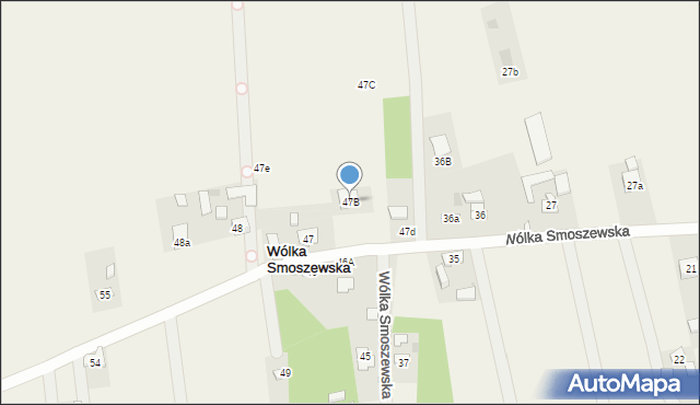 Wólka Smoszewska, Wólka Smoszewska, 47B, mapa Wólka Smoszewska