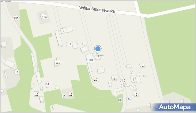 Wólka Smoszewska, Wólka Smoszewska, 9, mapa Wólka Smoszewska