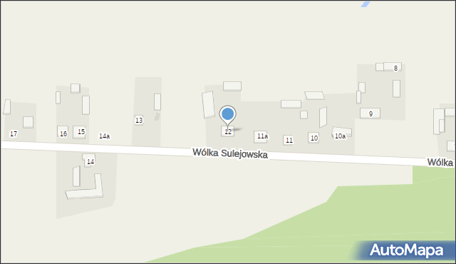 Wólka Sulejowska, Wólka Sulejowska, 12, mapa Wólka Sulejowska