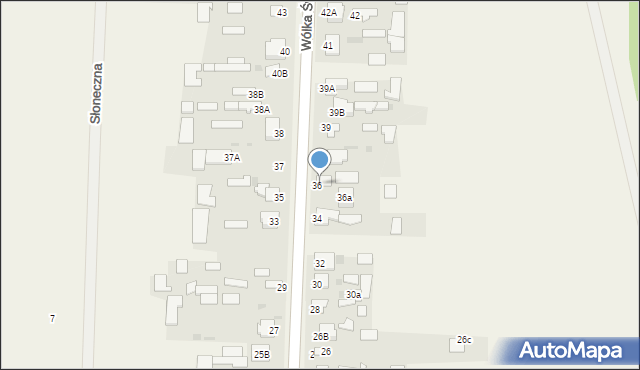 Wólka Świątkowa, Wólka Świątkowa, 36, mapa Wólka Świątkowa