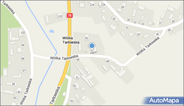 Wólka Tarłowska, Wólka Tarłowska, 24A, mapa Wólka Tarłowska